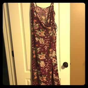 NWT Wrap/Tie Midi Dress